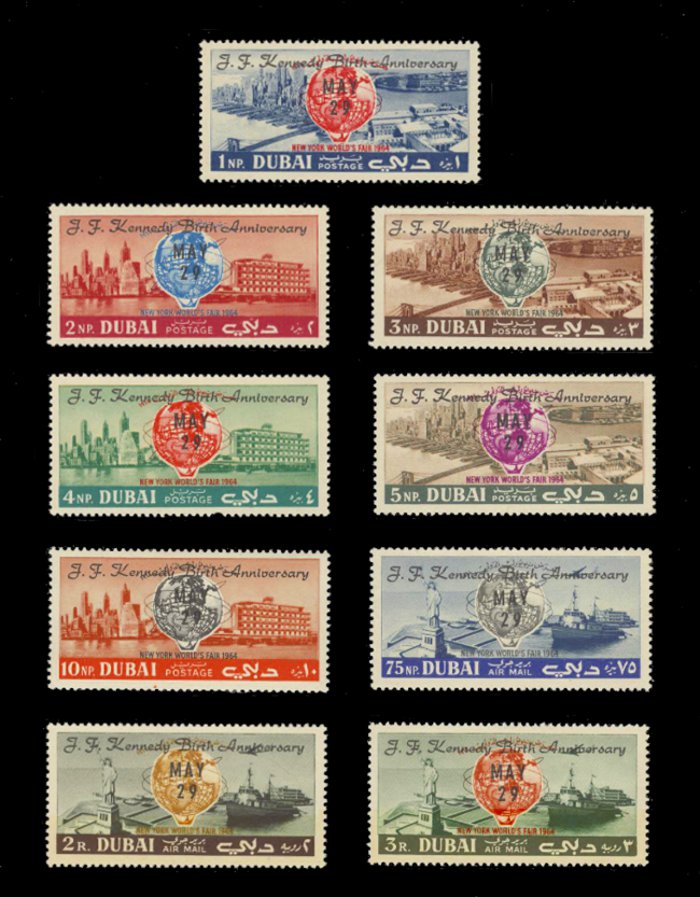 Nine Values with unapproved overprint